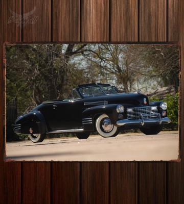 Металлическая табличка Cadillac Sixty-Two Convertible Coupe by Fleetwood